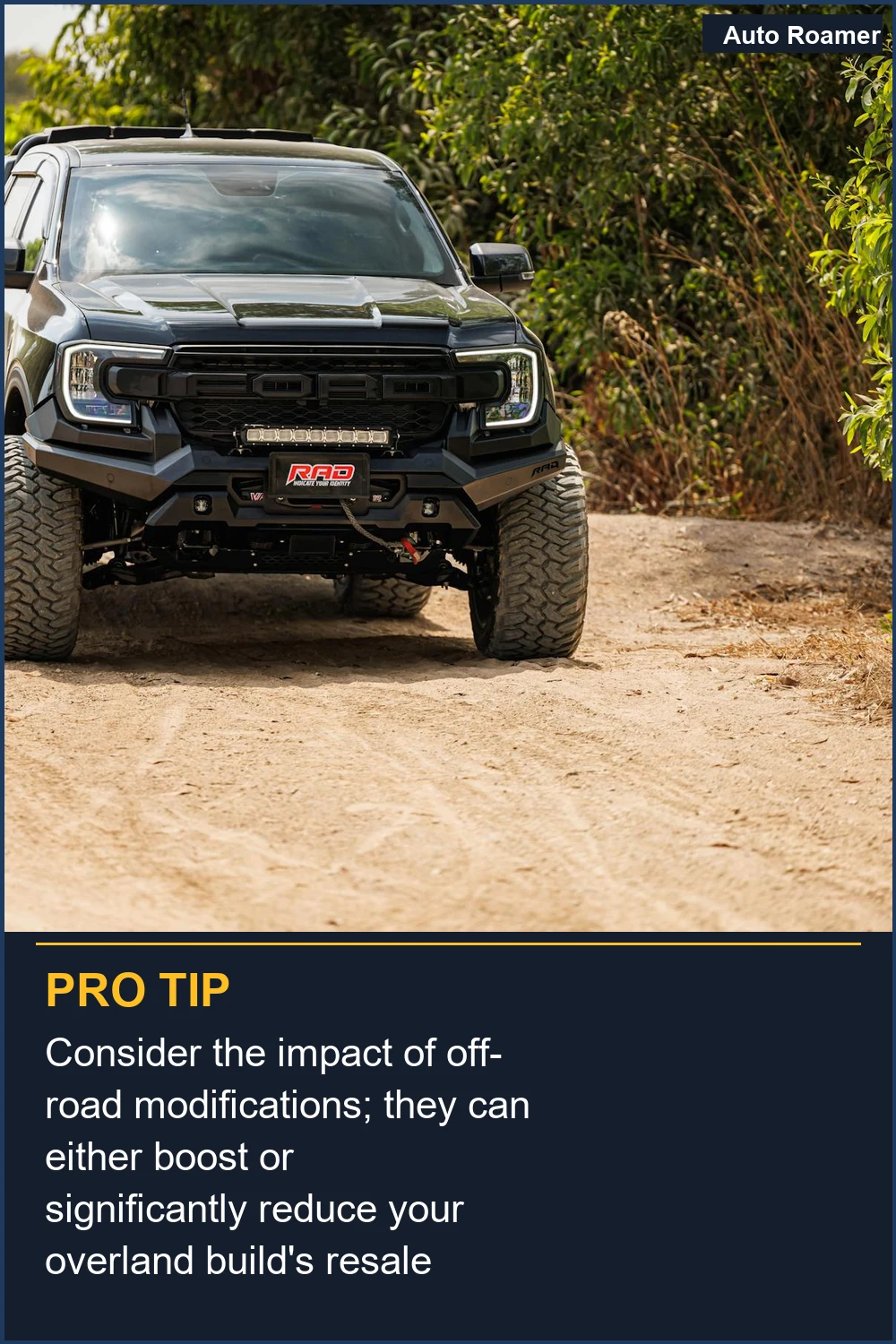Consider the impact of off-road modifications; they can either boost or significantly reduce your overland build's resale value.