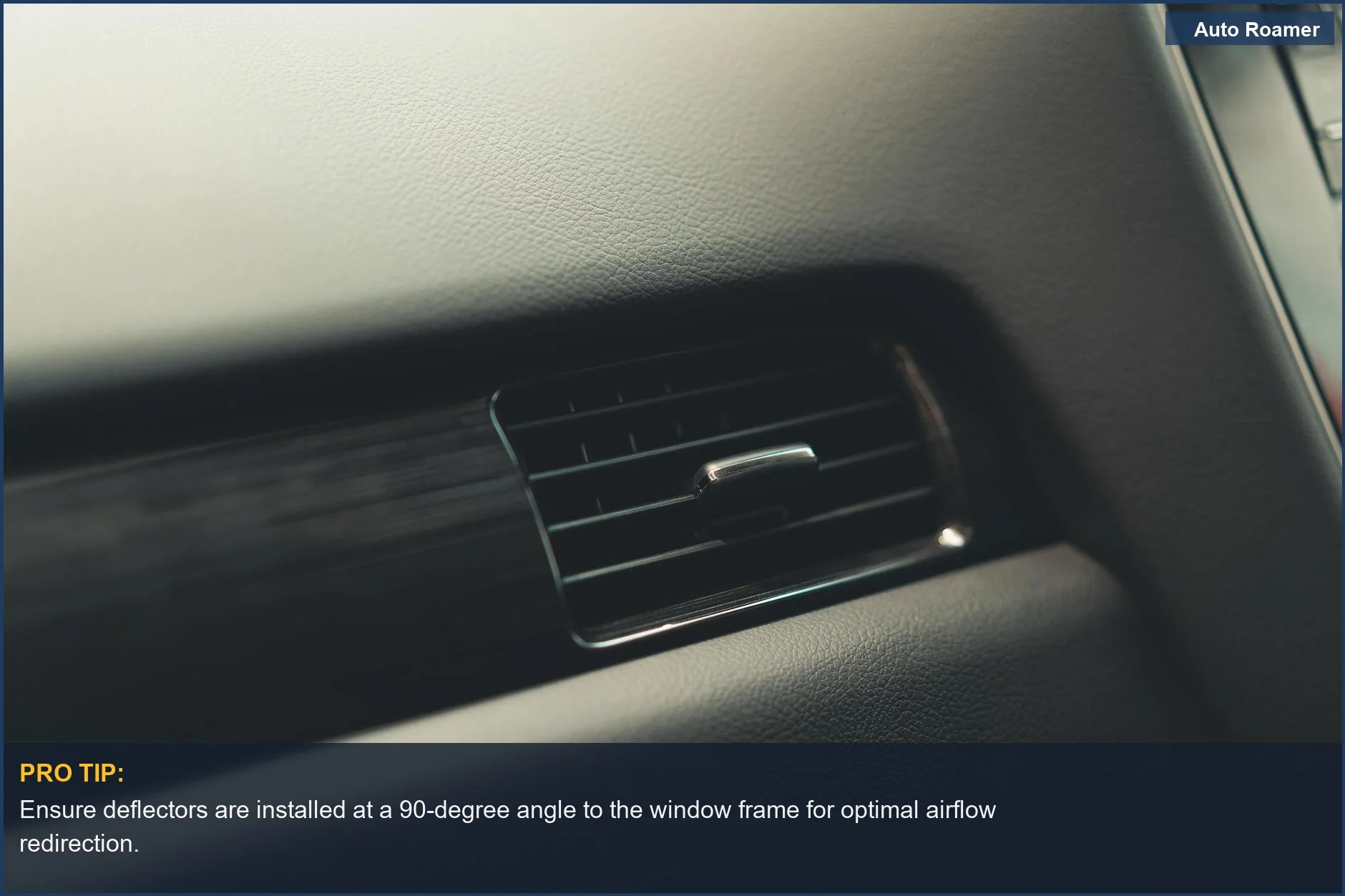 Understanding how car window visors work involves examining airflow dynamics around a car's interior air vent system.