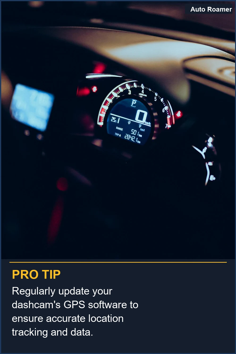 Regularly update your dashcam's GPS software to ensure accurate location tracking and data.