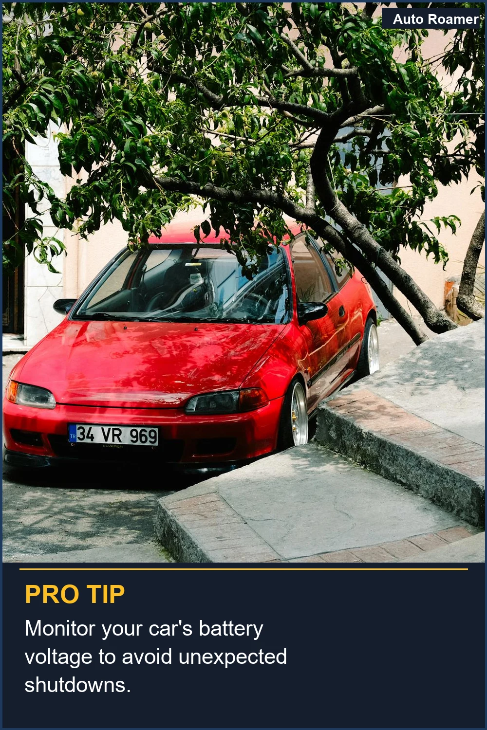 Monitor your car's battery voltage to avoid unexpected shutdowns.