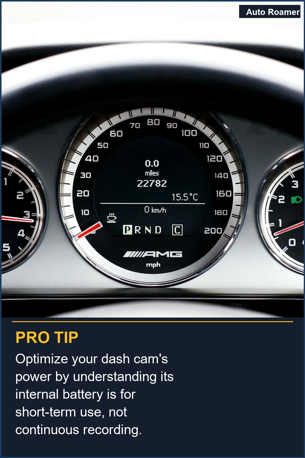 Optimize your dash cam's power by understanding its internal battery is for short-term use, not continuous recording.