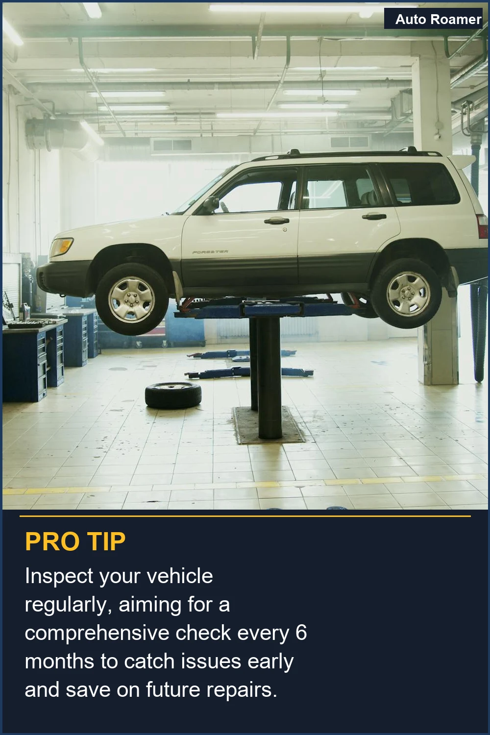 Inspect your vehicle regularly, aiming for a comprehensive check every 6 months to catch issues early and save on future repairs.