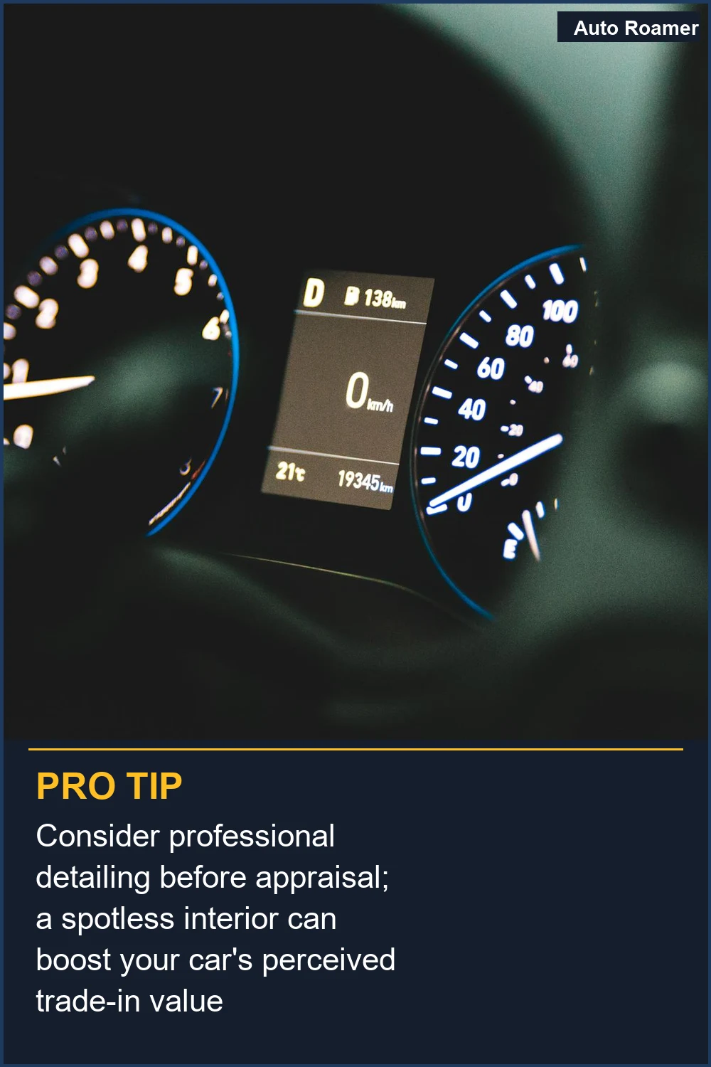 Consider professional detailing before appraisal; a spotless interior can boost your car's perceived trade-in value significantly.