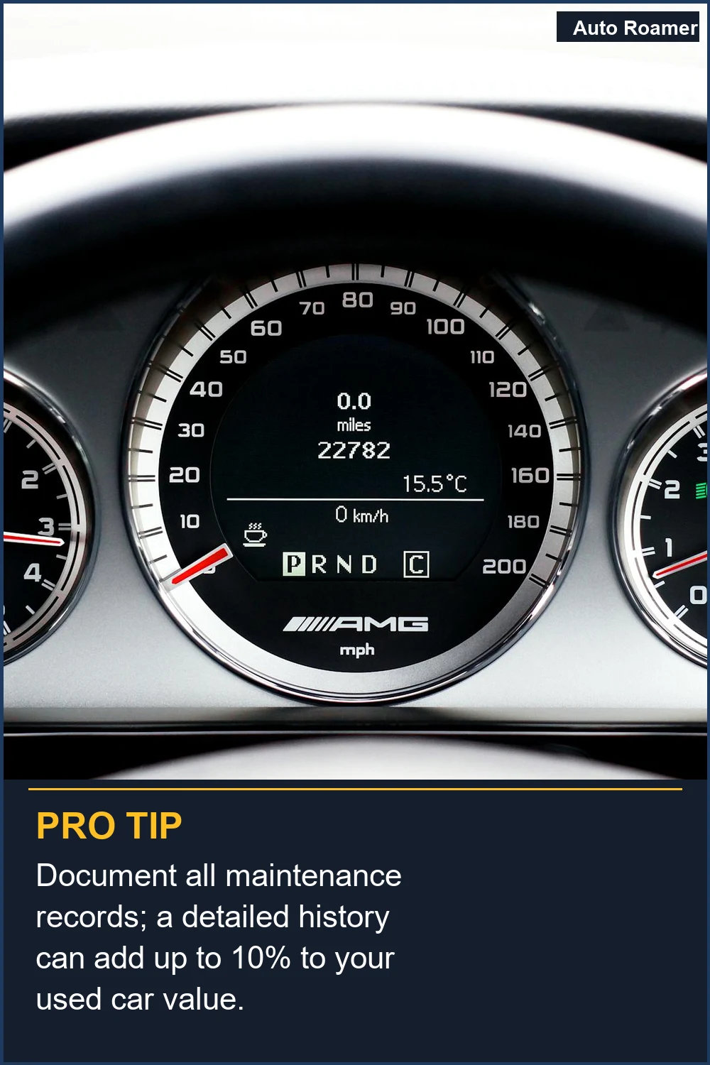 Document all maintenance records; a detailed history can add up to 10% to your used car value.