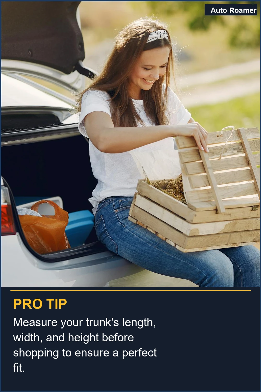 Measure your trunk's length, width, and height before shopping to ensure a perfect fit.