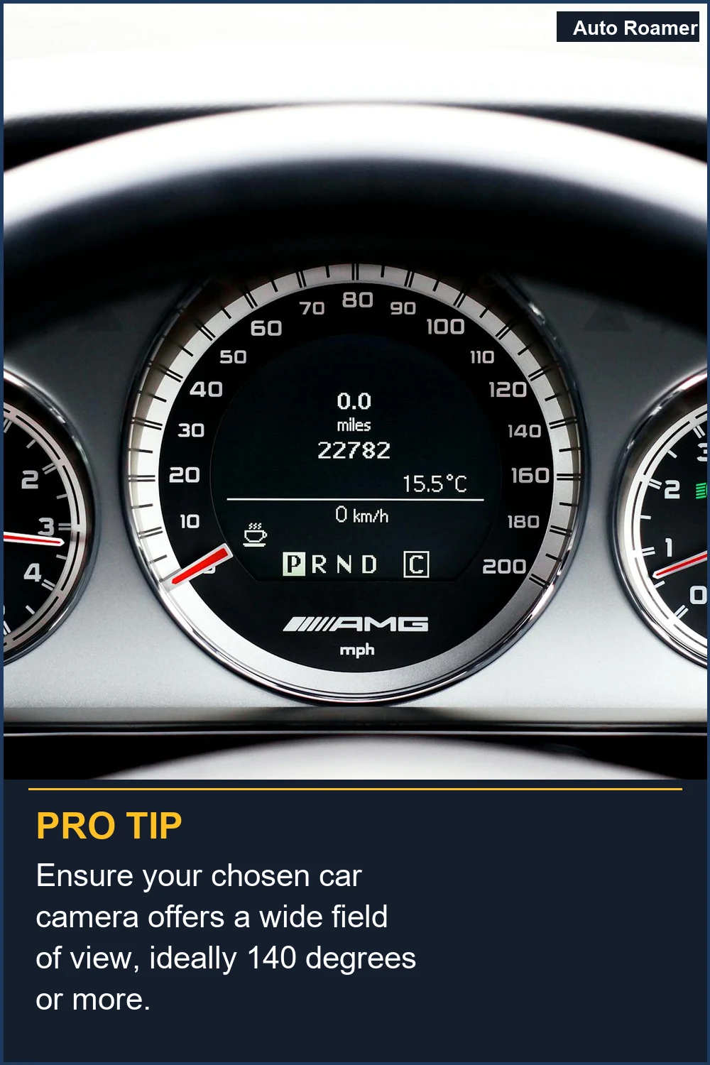 Ensure your chosen car camera offers a wide field of view, ideally 140 degrees or more.