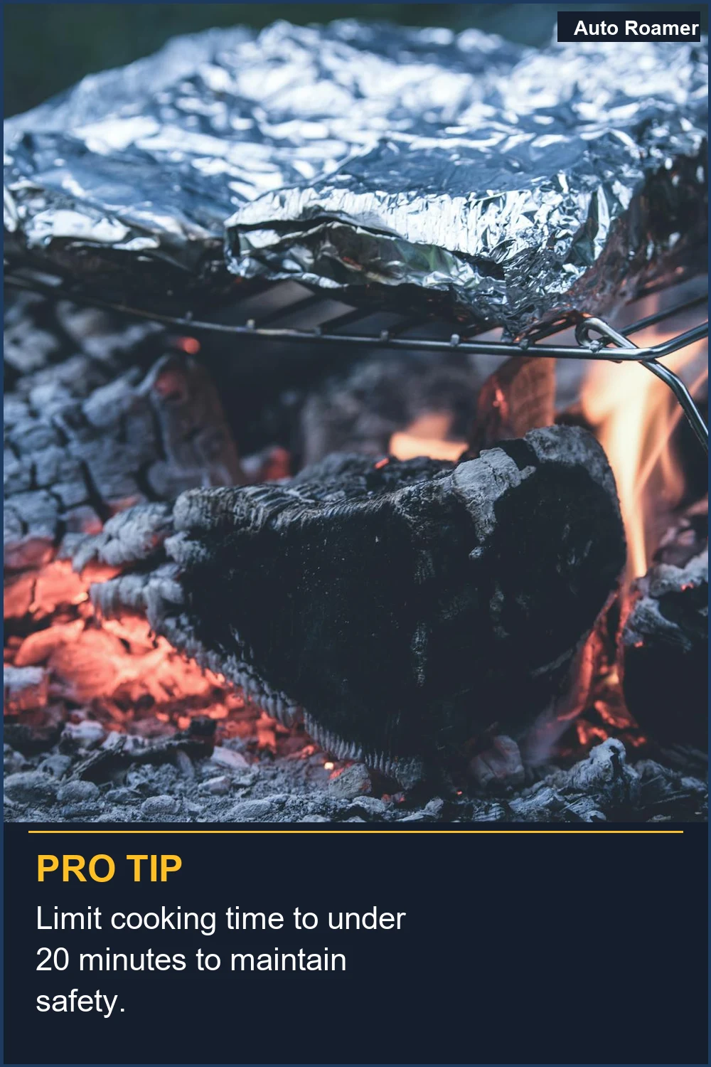 Limit cooking time to under 20 minutes to maintain safety.