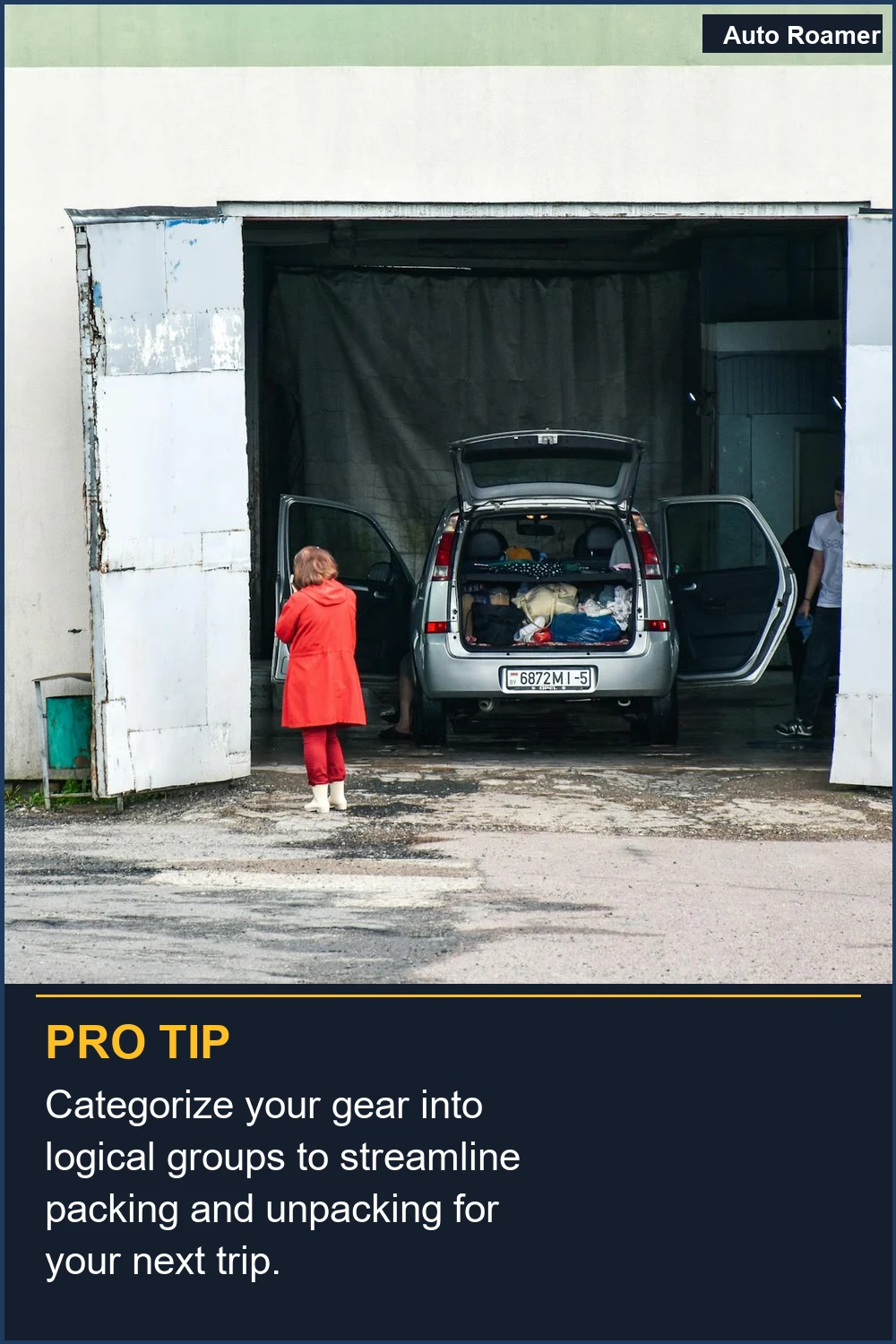 Categorize your gear into logical groups to streamline packing and unpacking for your next trip.