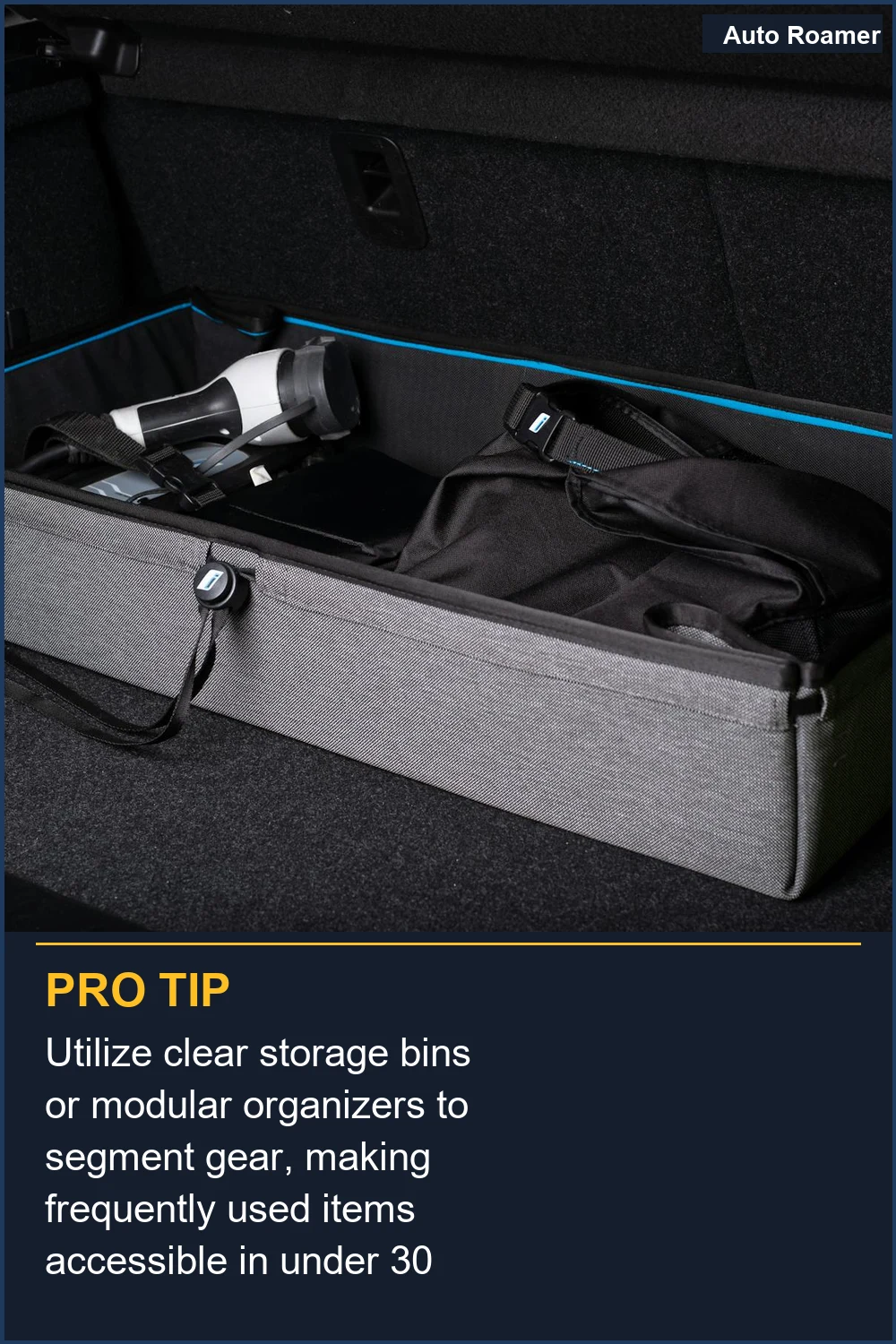 Utilize clear storage bins or modular organizers to segment gear, making frequently used items accessible in under 30 seconds.