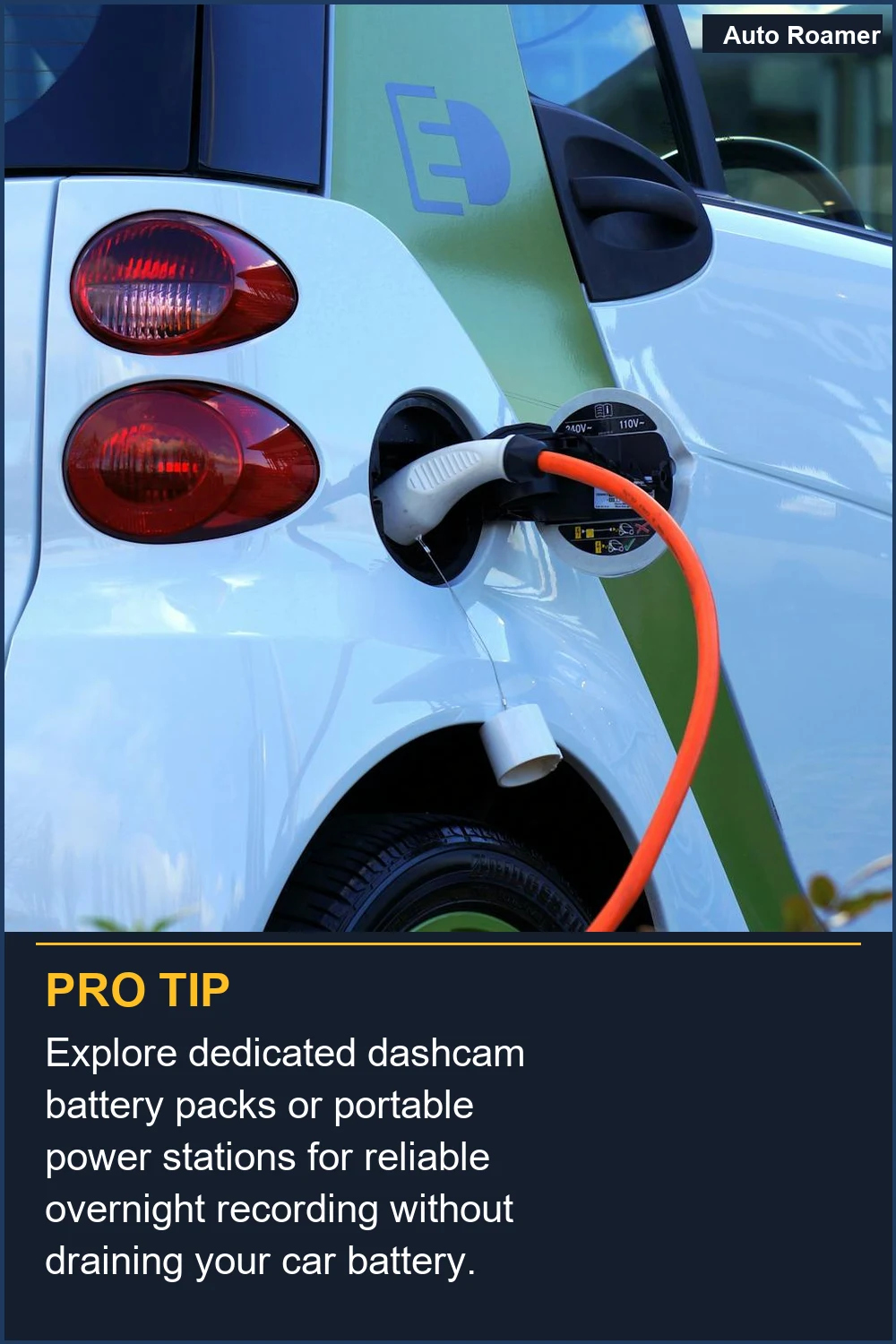 Explore dedicated dashcam battery packs or portable power stations for reliable overnight recording without draining your car battery.