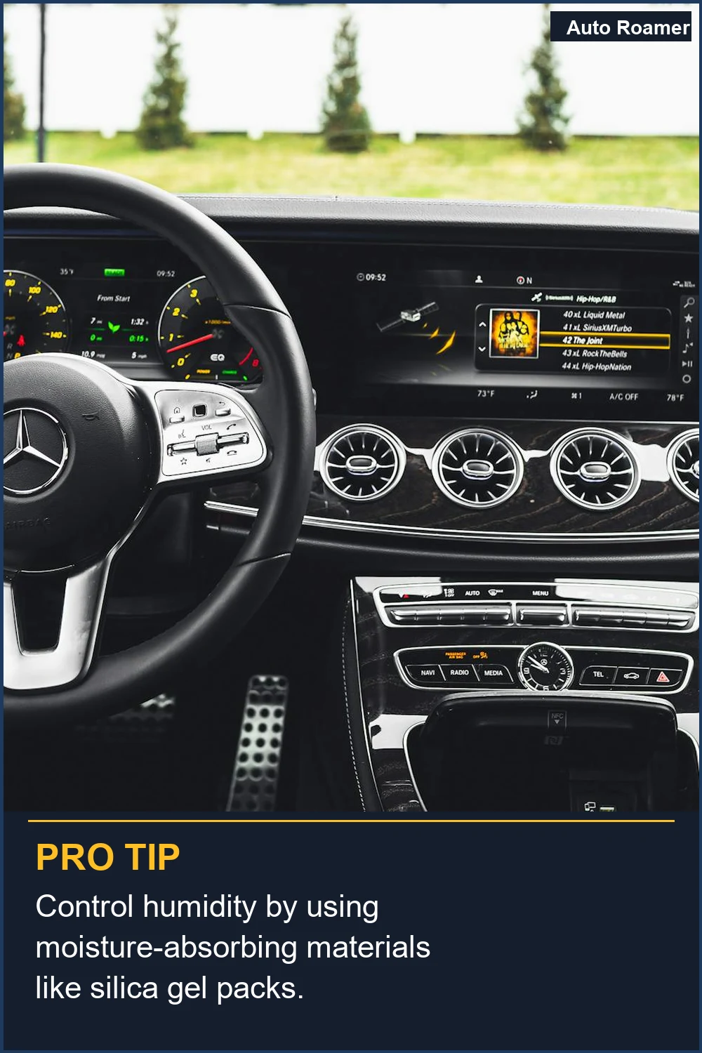 Control humidity by using moisture-absorbing materials like silica gel packs.