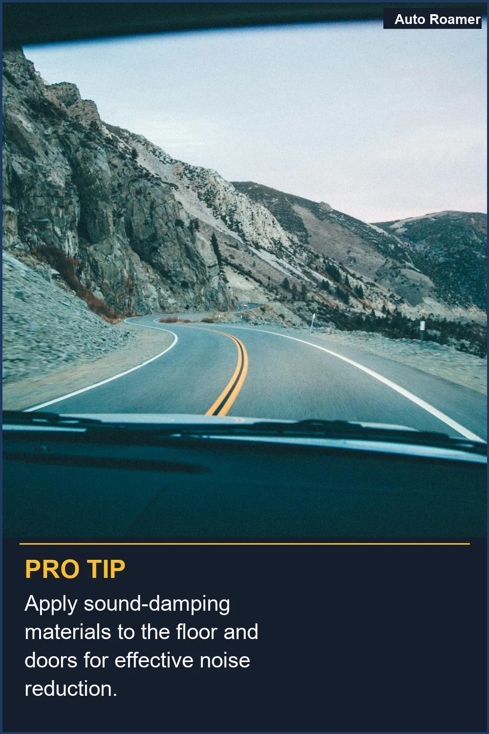 Apply sound-damping materials to the floor and doors for effective noise reduction.