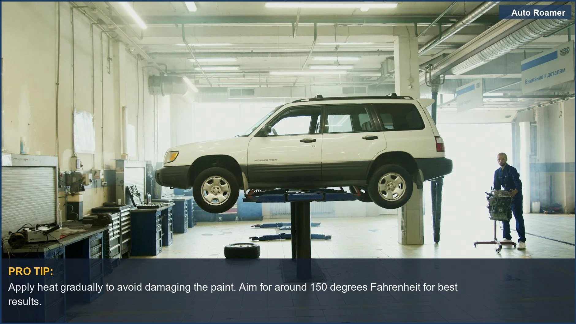 Hands carefully remove a small car dent at home using DIY tools and techniques for a smooth finish.