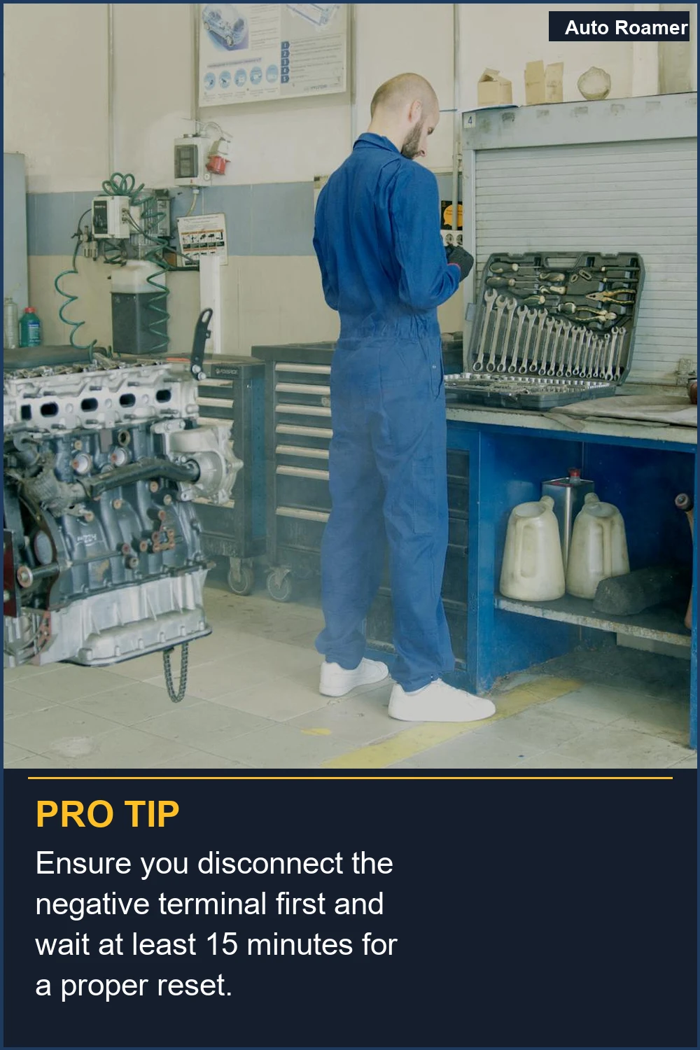 Ensure you disconnect the negative terminal first and wait at least 15 minutes for a proper reset.