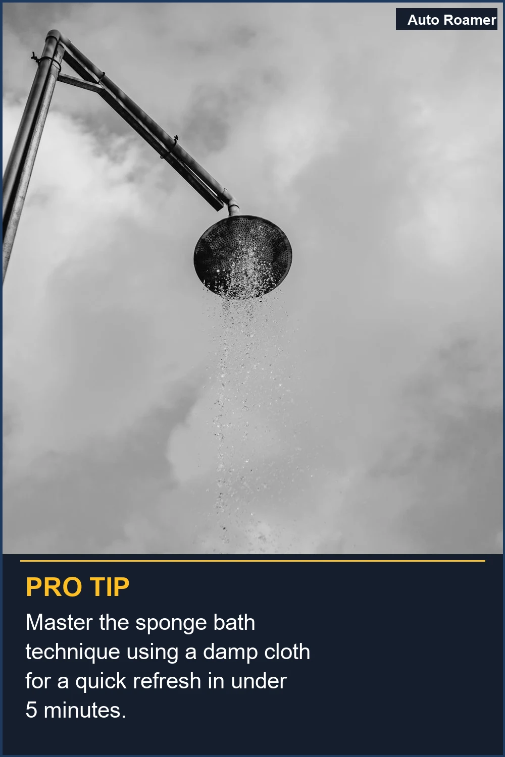 Master the sponge bath technique using a damp cloth for a quick refresh in under 5 minutes.