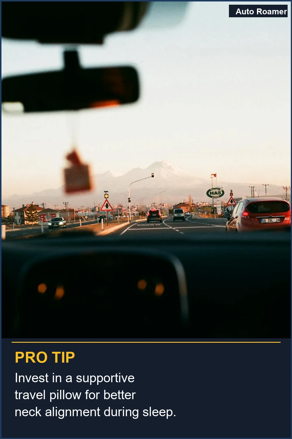 Invest in a supportive travel pillow for better neck alignment during sleep.