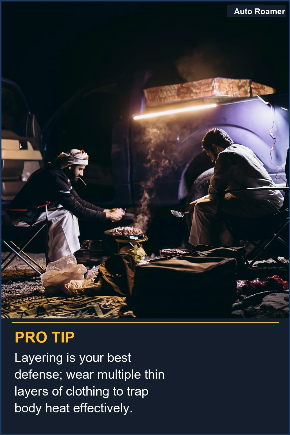 Layering is your best defense; wear multiple thin layers of clothing to trap body heat effectively.