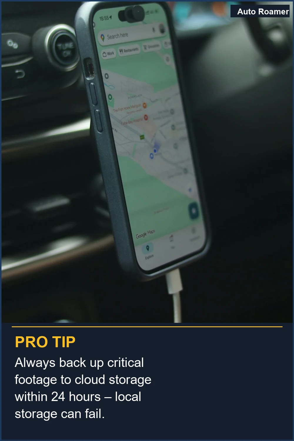 Always back up critical footage to cloud storage within 24 hours - local storage can fail.