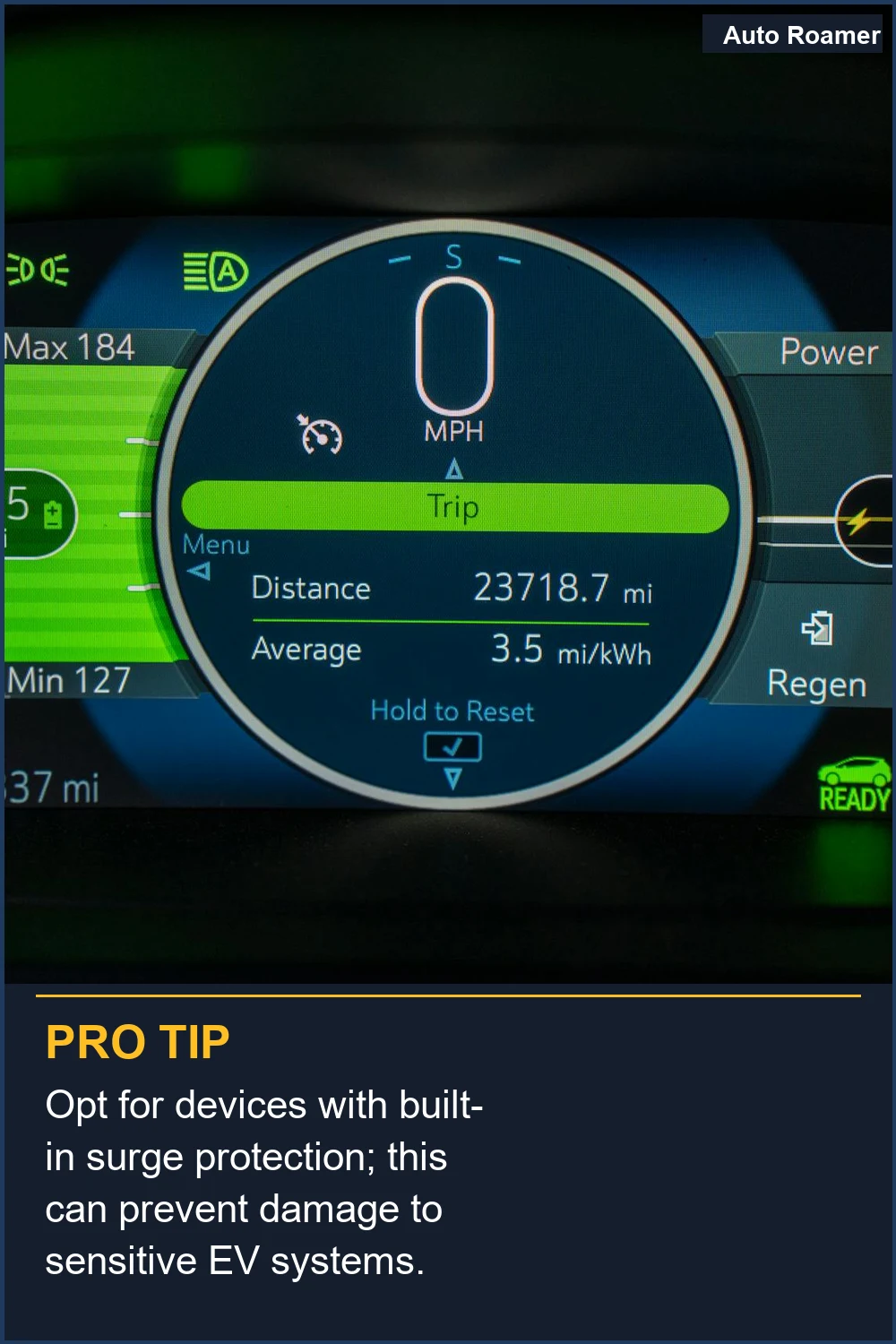 Opt for devices with built-in surge protection; this can prevent damage to sensitive EV systems.