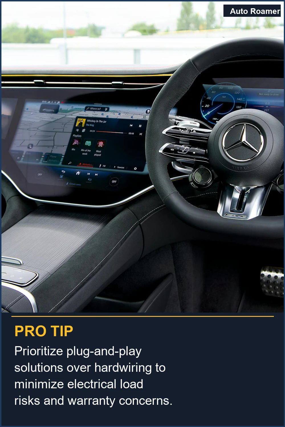 Prioritize plug-and-play solutions over hardwiring to minimize electrical load risks and warranty concerns.