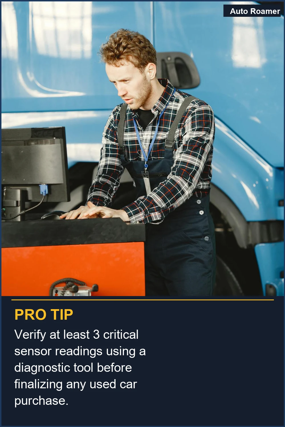 Verify at least 3 critical sensor readings using a diagnostic tool before finalizing any used car purchase.