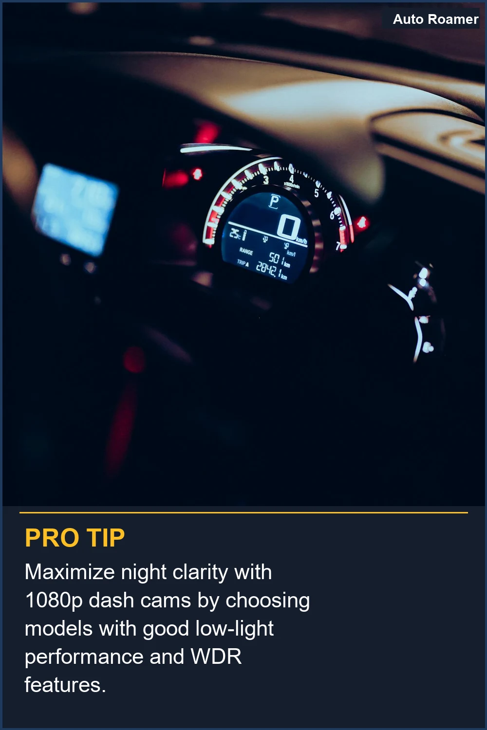 Maximize night clarity with 1080p dash cams by choosing models with good low-light performance and WDR features.
