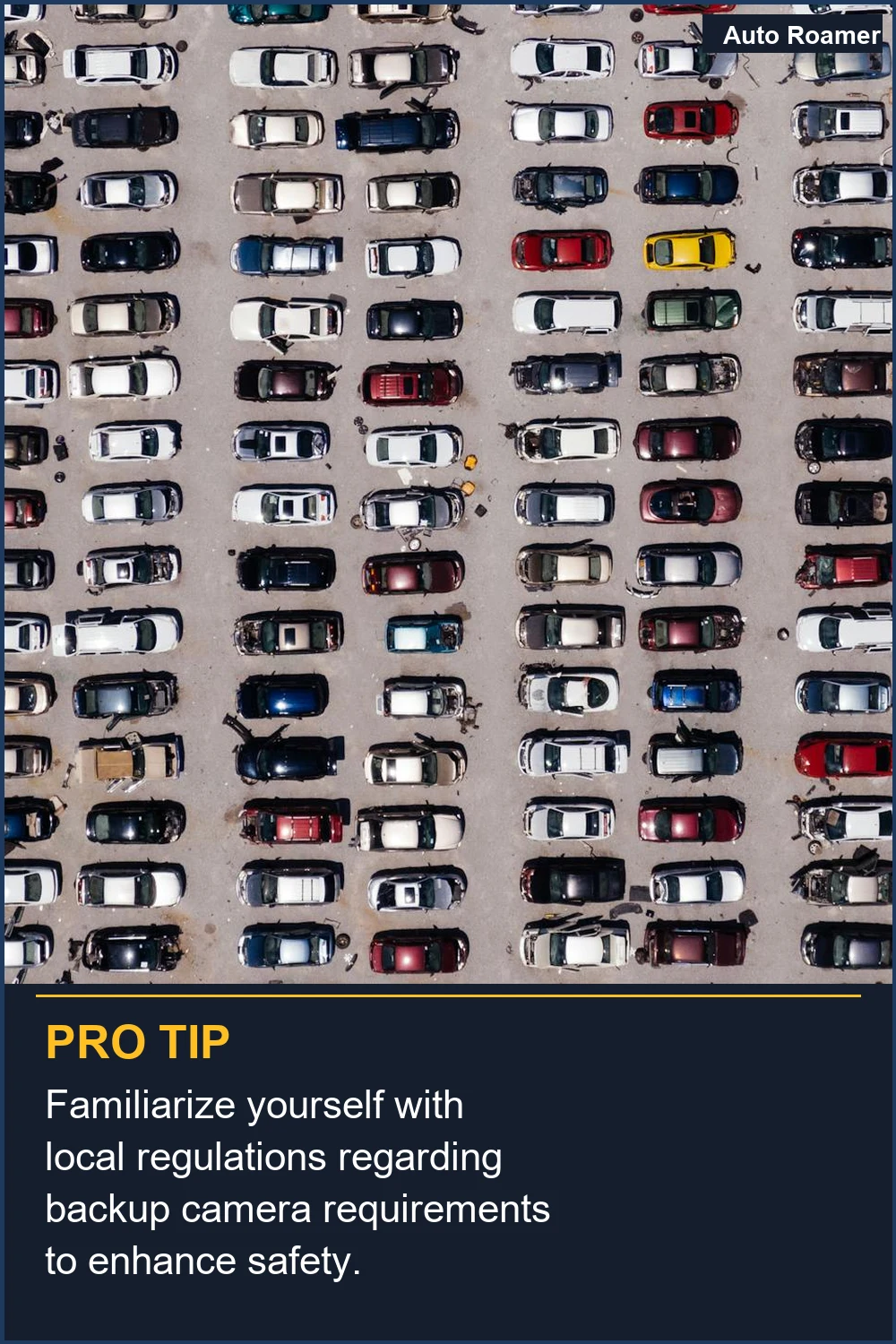 Familiarize yourself with local regulations regarding backup camera requirements to enhance safety.