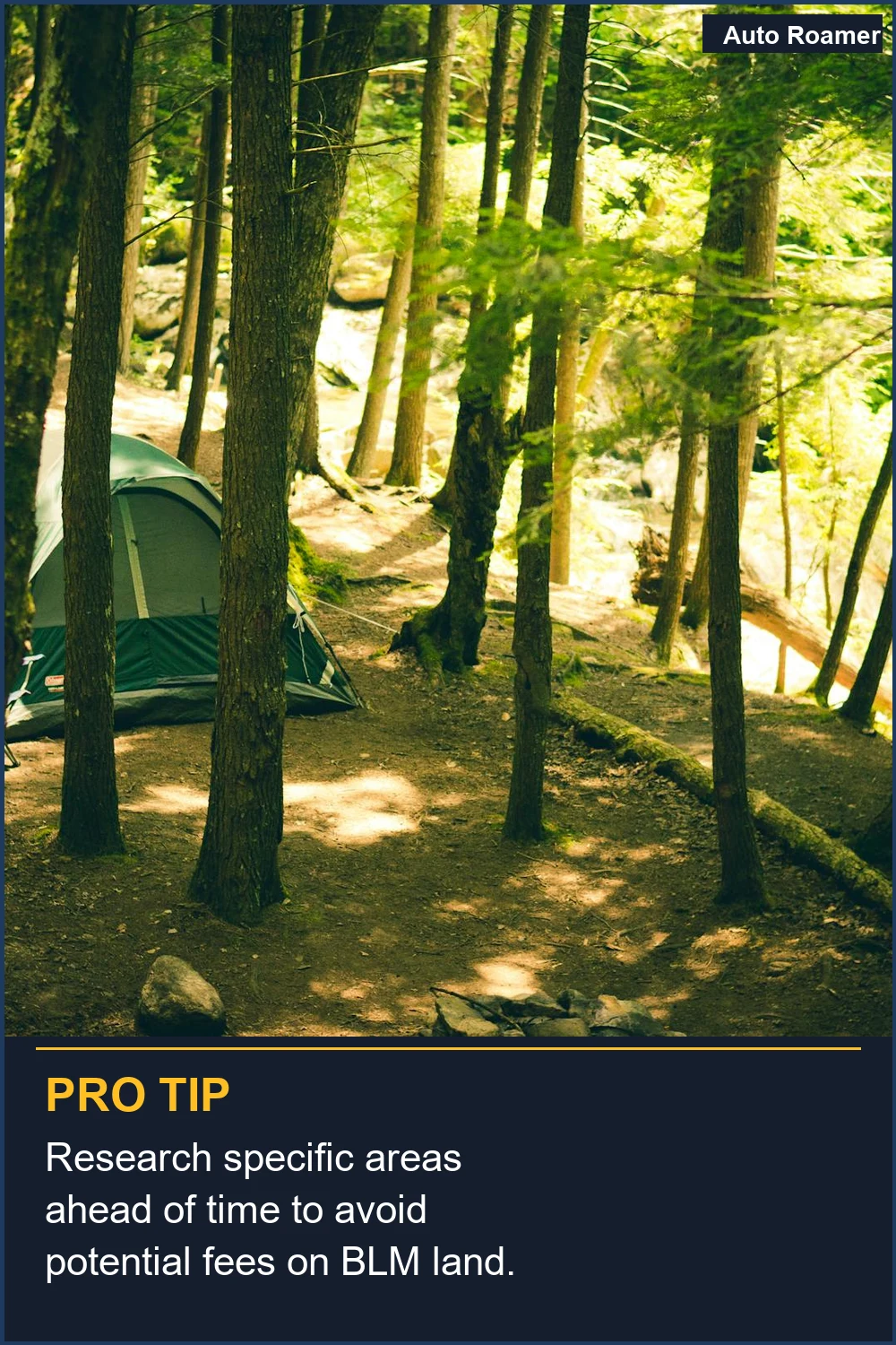 Research specific areas ahead of time to avoid potential fees on BLM land.