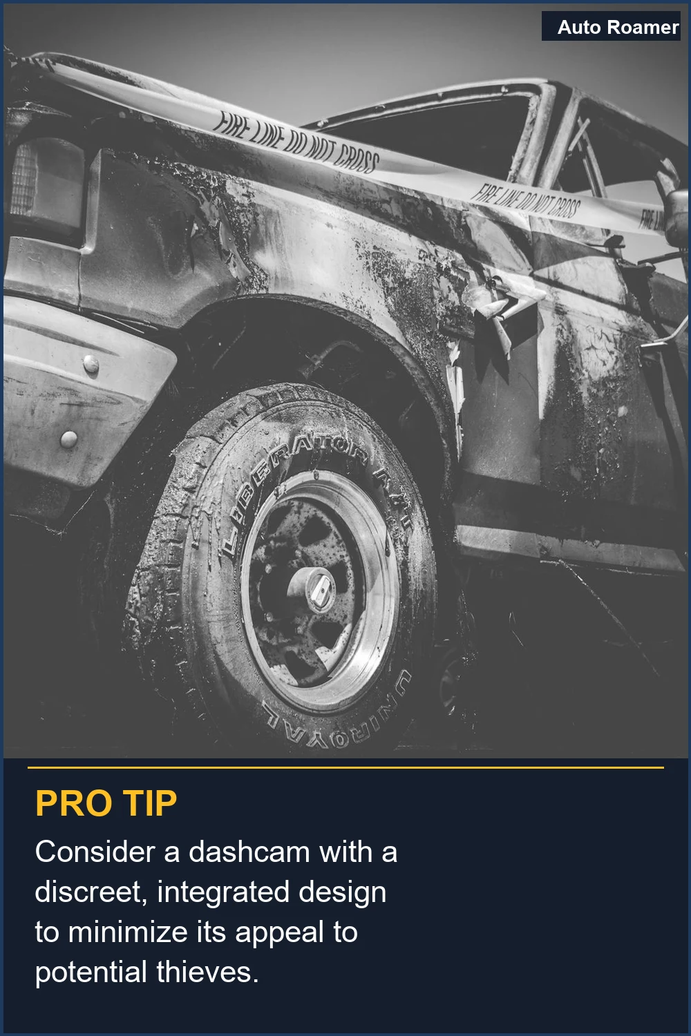 Consider a dashcam with a discreet, integrated design to minimize its appeal to potential thieves.