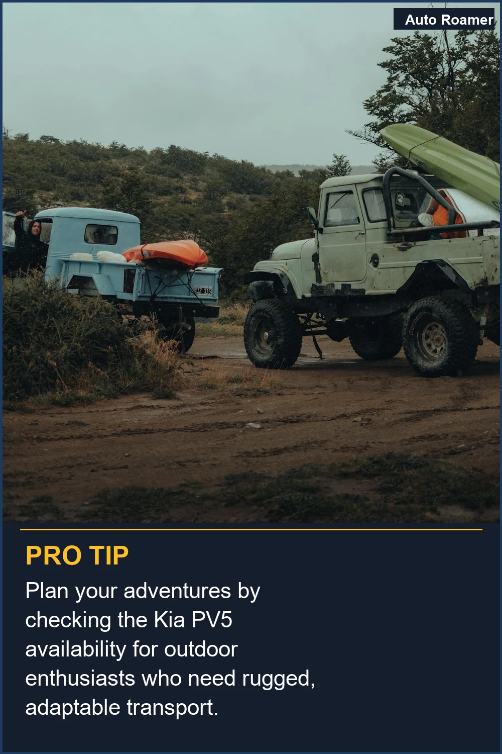 Planifica tus aventuras consultando la disponibilidad del Kia PV5 para entusiastas del aire libre que necesitan transporte robusto y adaptable.