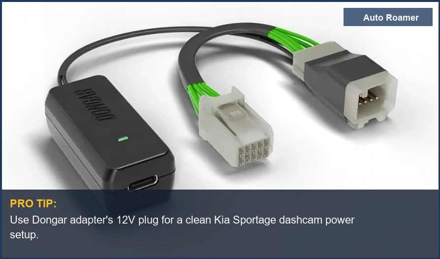 Dongar Technologies Dash Cam Power Adapter