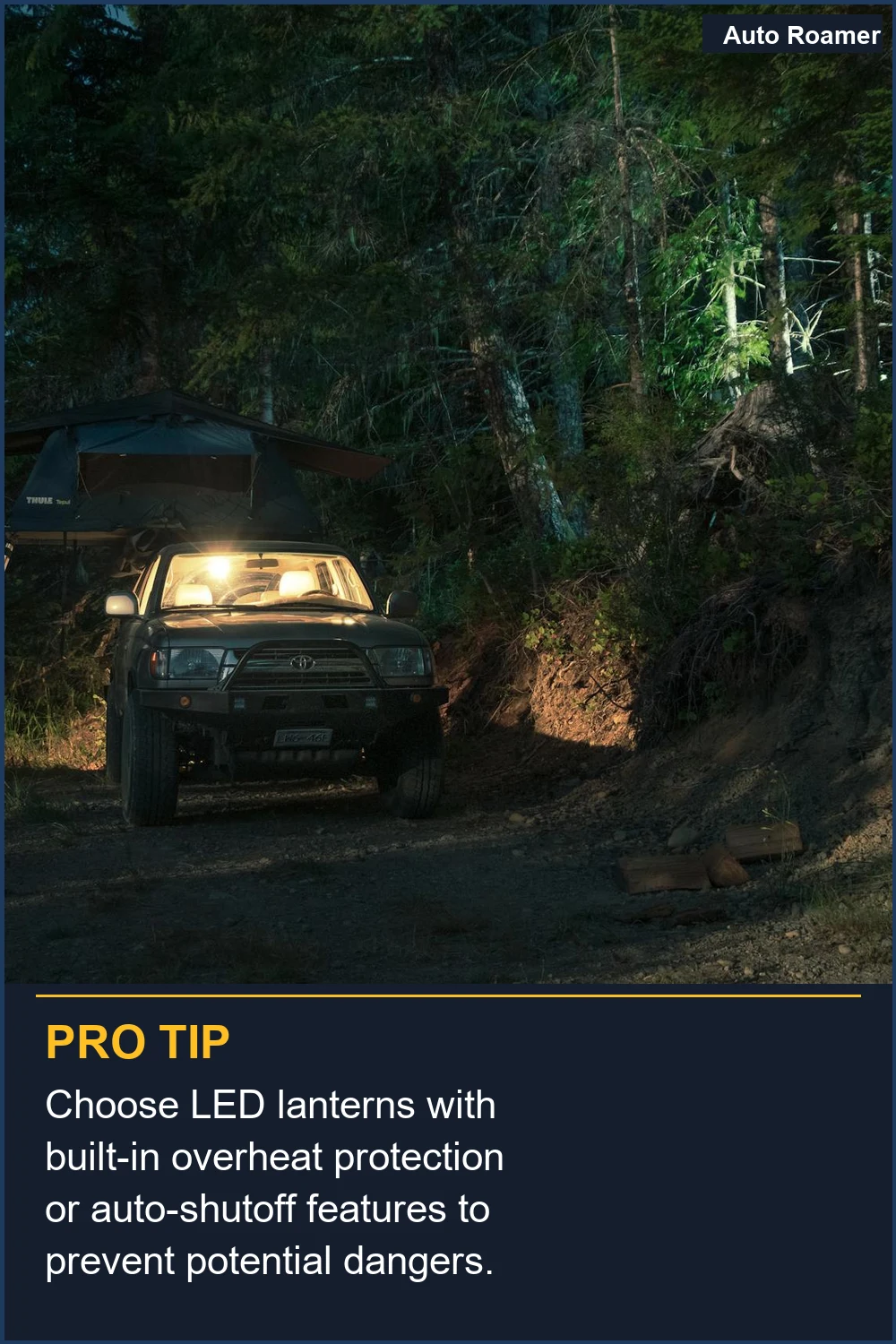 Choose LED lanterns with built-in overheat protection or auto-shutoff features to prevent potential dangers.