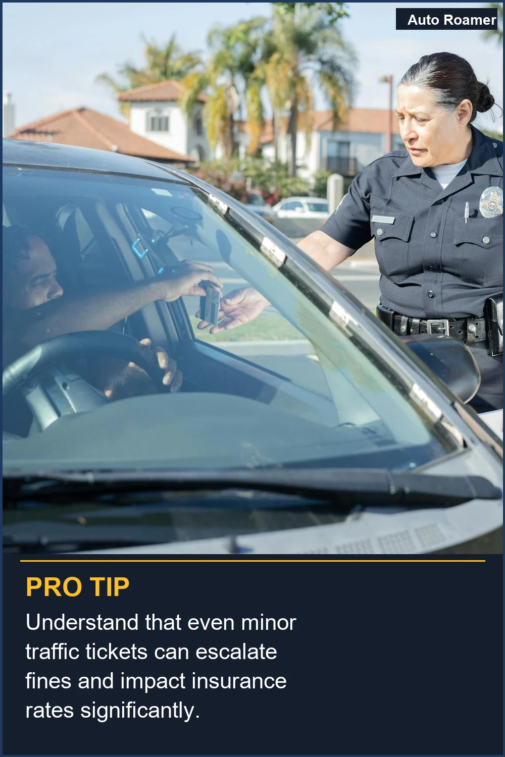 Comprende que incluso las multas de tráfico menores pueden aumentar las sanciones e impactar significativamente las tarifas del seguro.