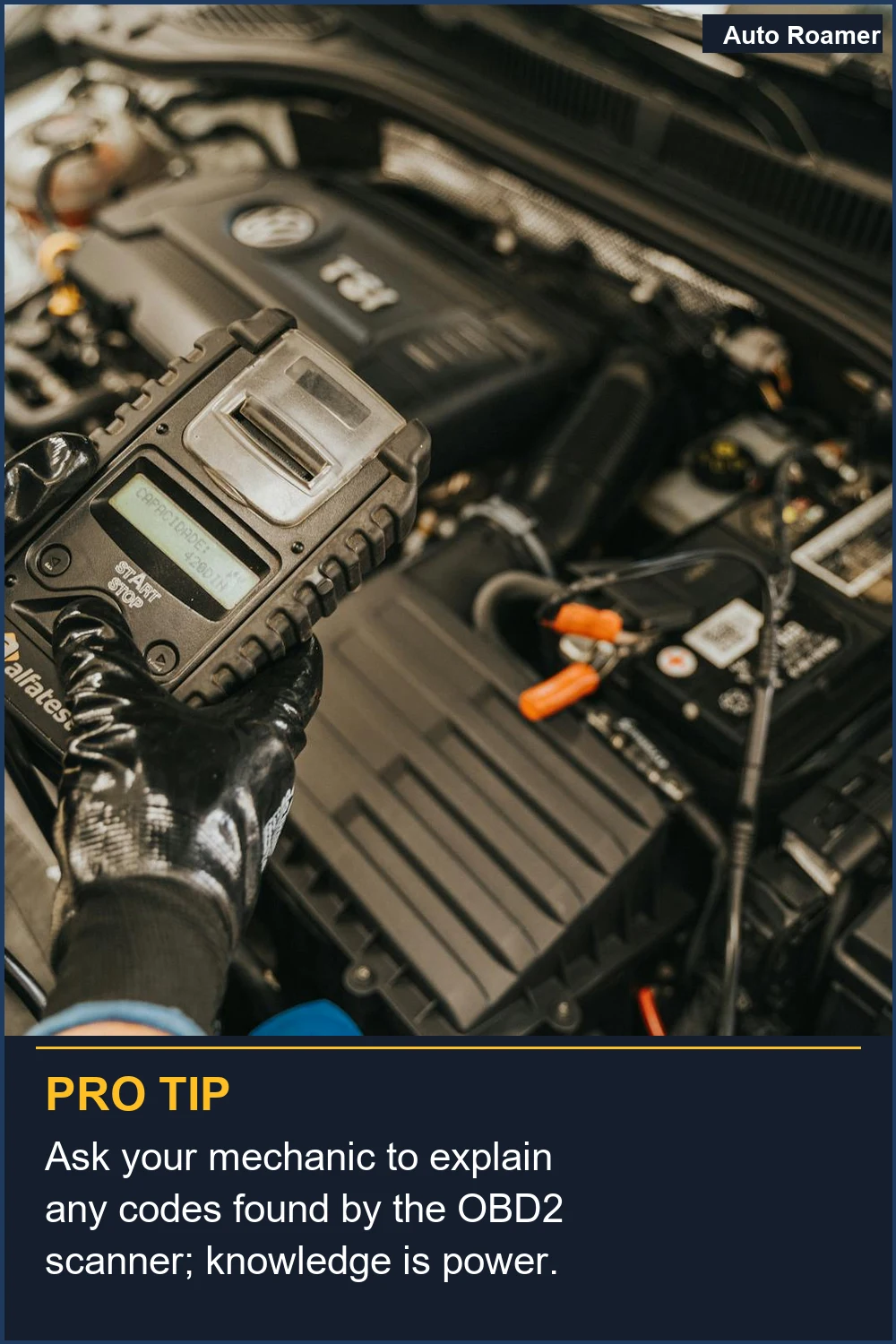 Ask your mechanic to explain any codes found by the OBD2 scanner; knowledge is power.