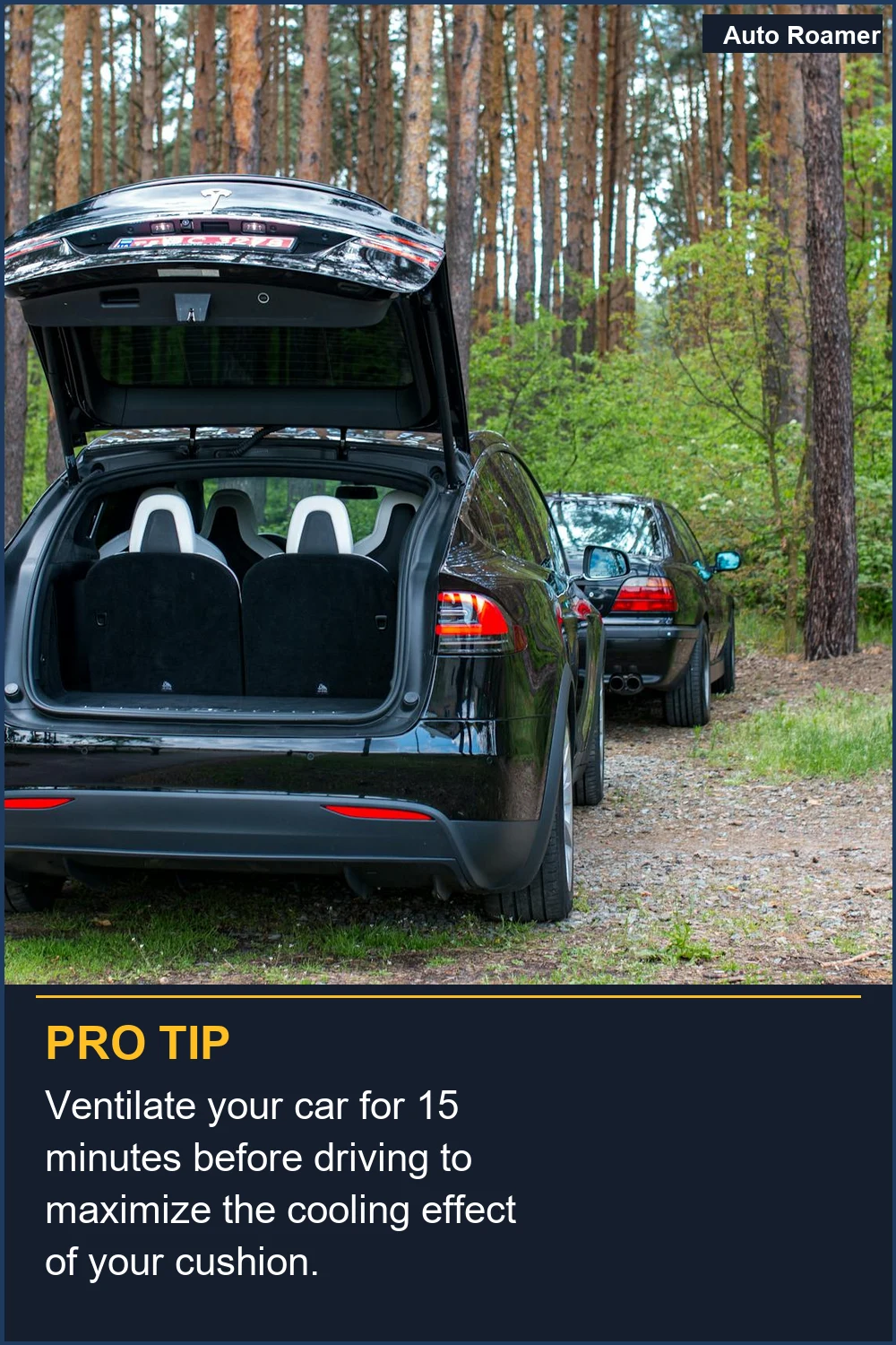 Organiza tu maletero con contenedores y divisores para mantener los objetos seguros y accesibles.