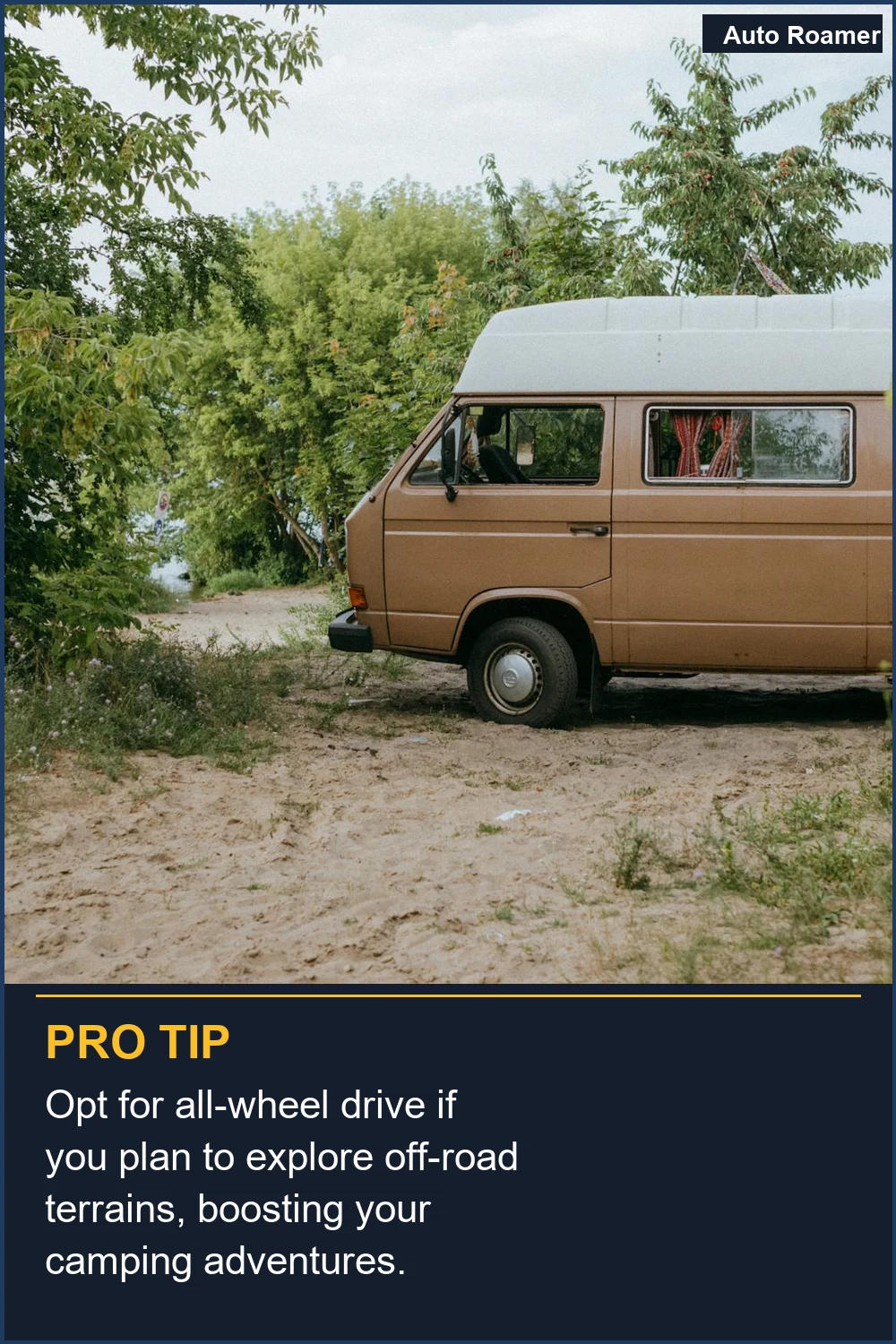 Opt for all-wheel drive if you plan to explore off-road terrains, boosting your camping adventures.