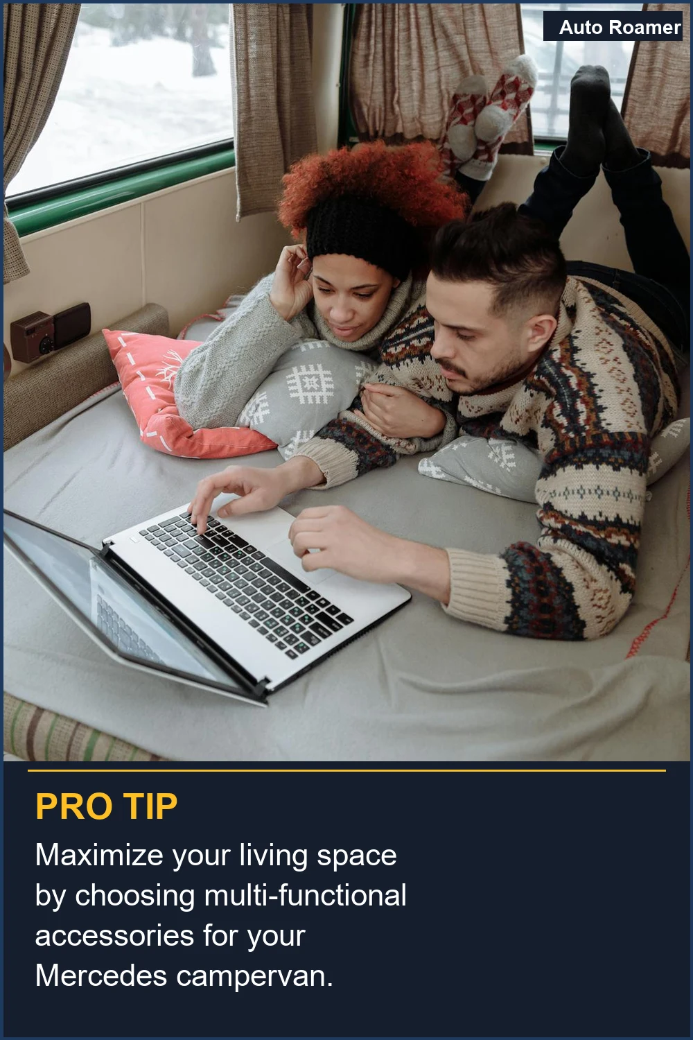 Maximize your living space by choosing multi-functional accessories for your Mercedes campervan.