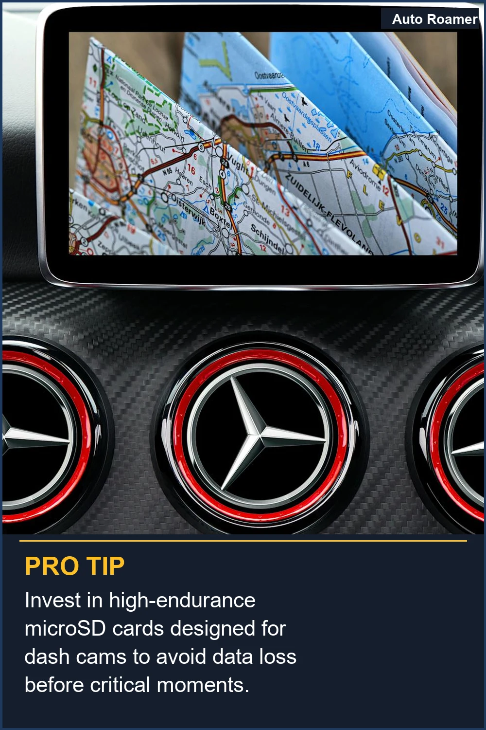 Invest in high-endurance microSD cards designed for dash cams to avoid data loss before critical moments.