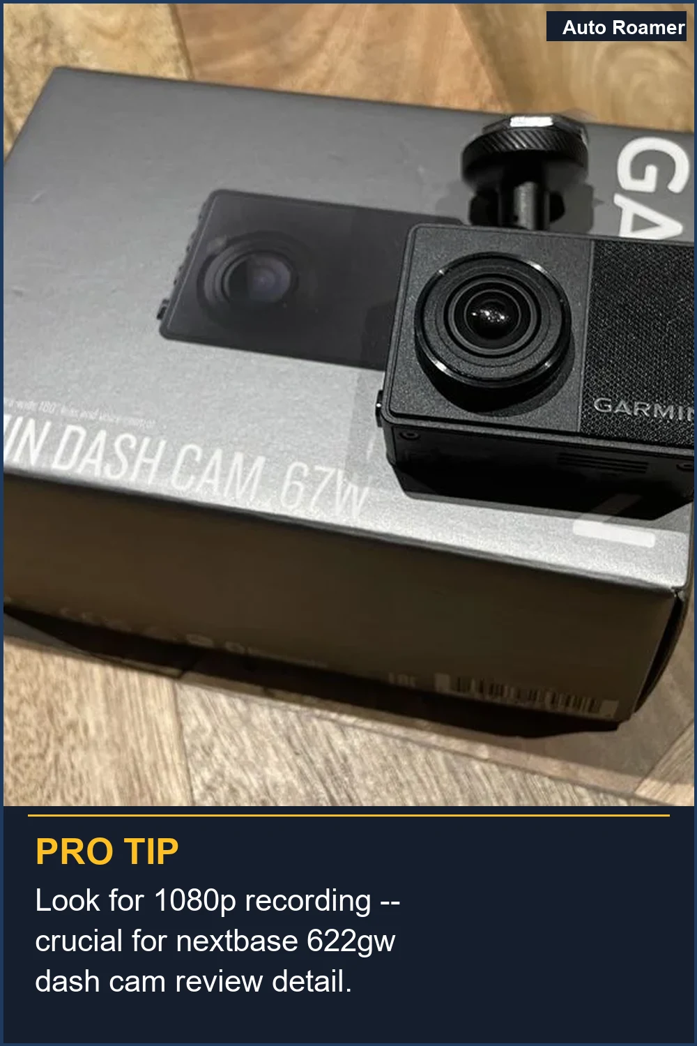 Look for 1080p recording -- crucial for nextbase 622gw dash cam review detail.