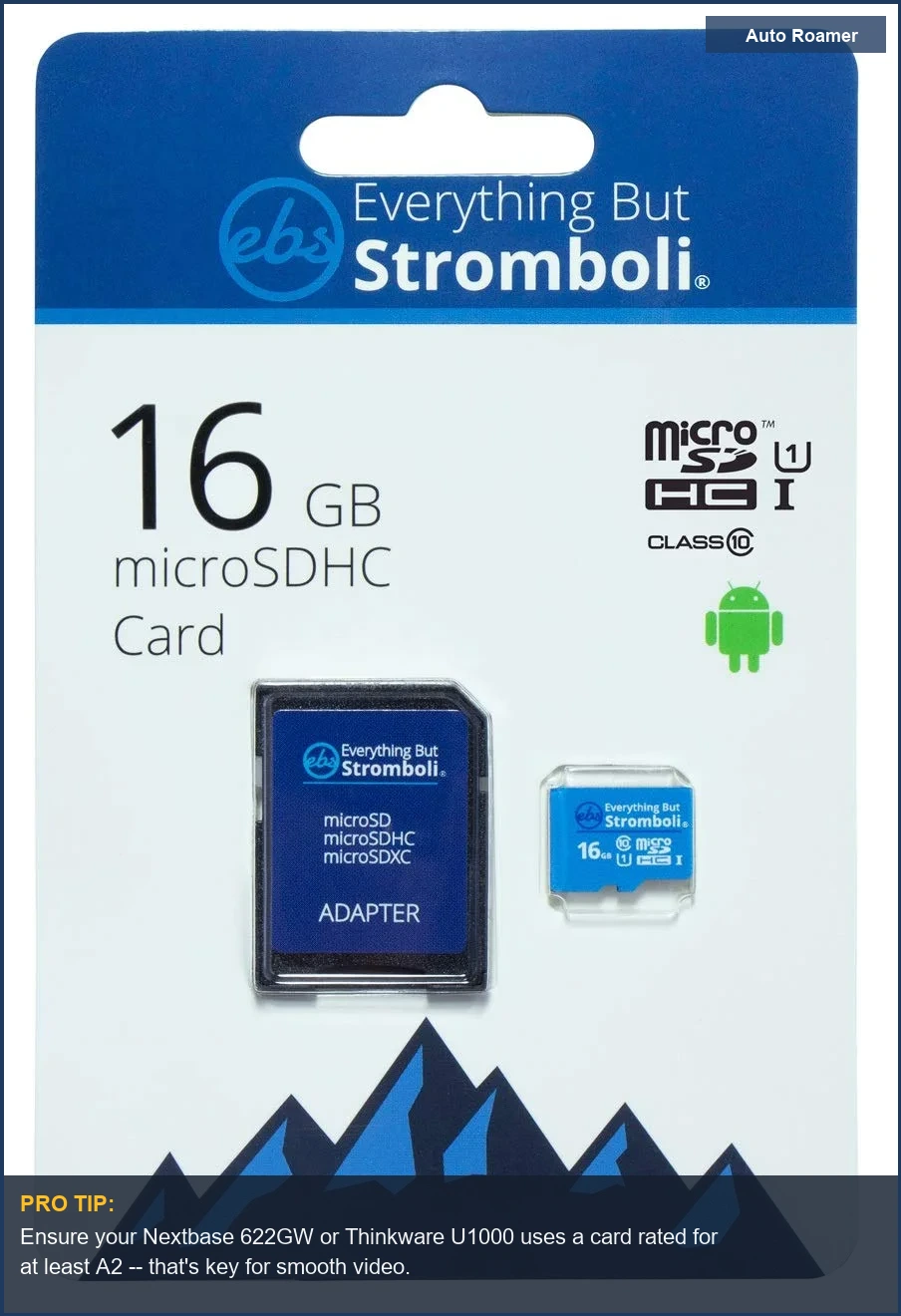 Everything But Stromboli 16GB MicroSD Memory Card w/Adapter