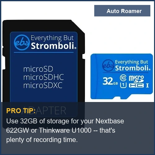Nextbase 622gw vs Thinkware U1000