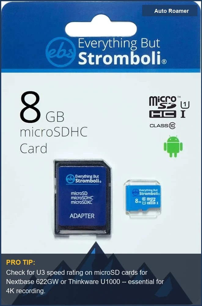 Everything But Stromboli 8GB MicroSD Memory Card Plus Adapter