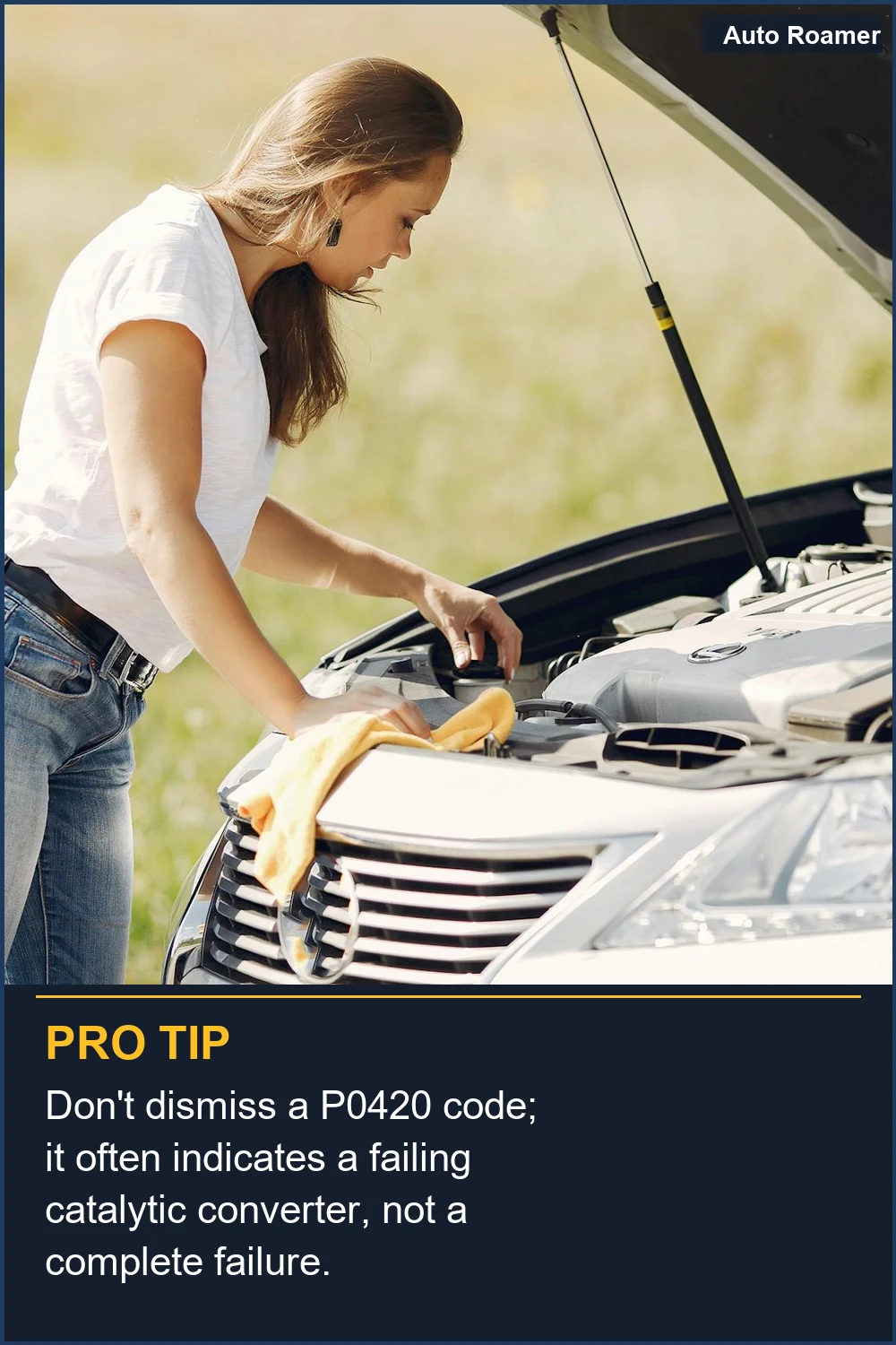 No descartes un código P0420; a menudo indica un convertidor catalítico defectuoso, no una falla completa.
