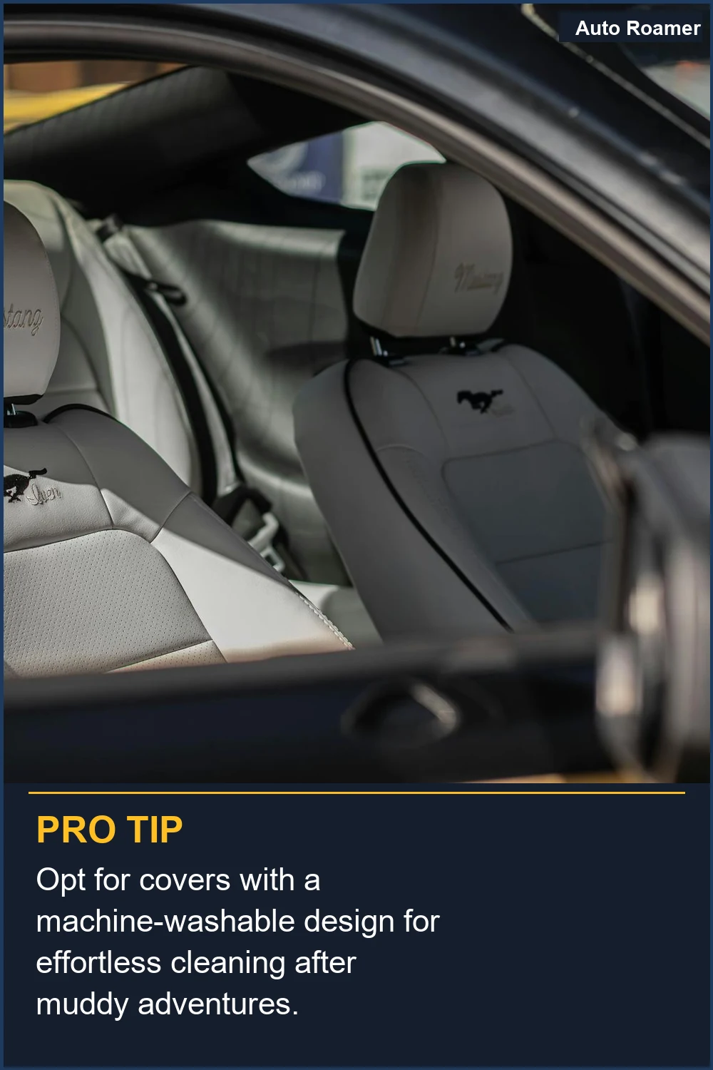 Opt for covers with a machine-washable design for effortless cleaning after muddy adventures.