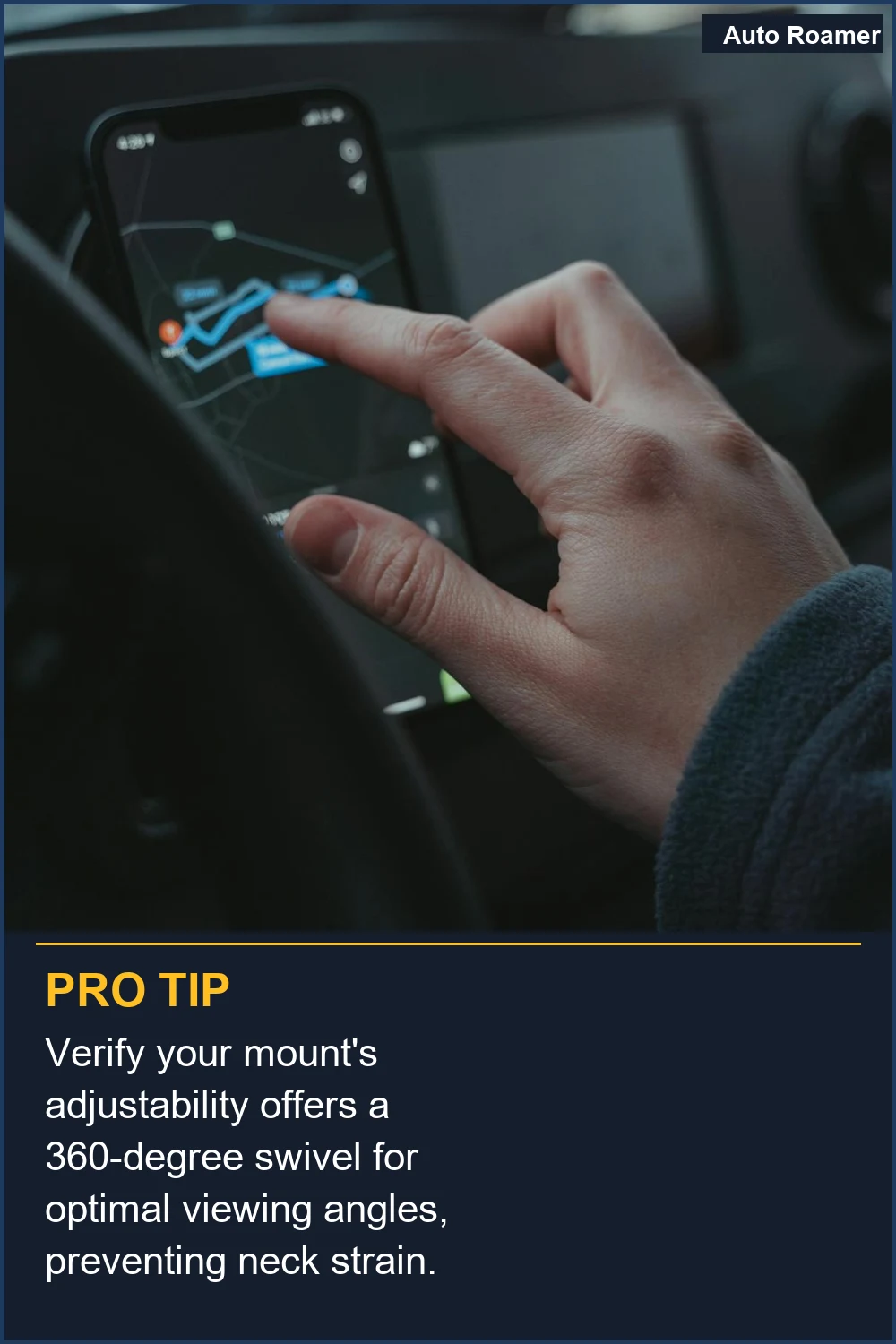 Verify your mount's adjustability offers a 360-degree swivel for optimal viewing angles, preventing neck strain.