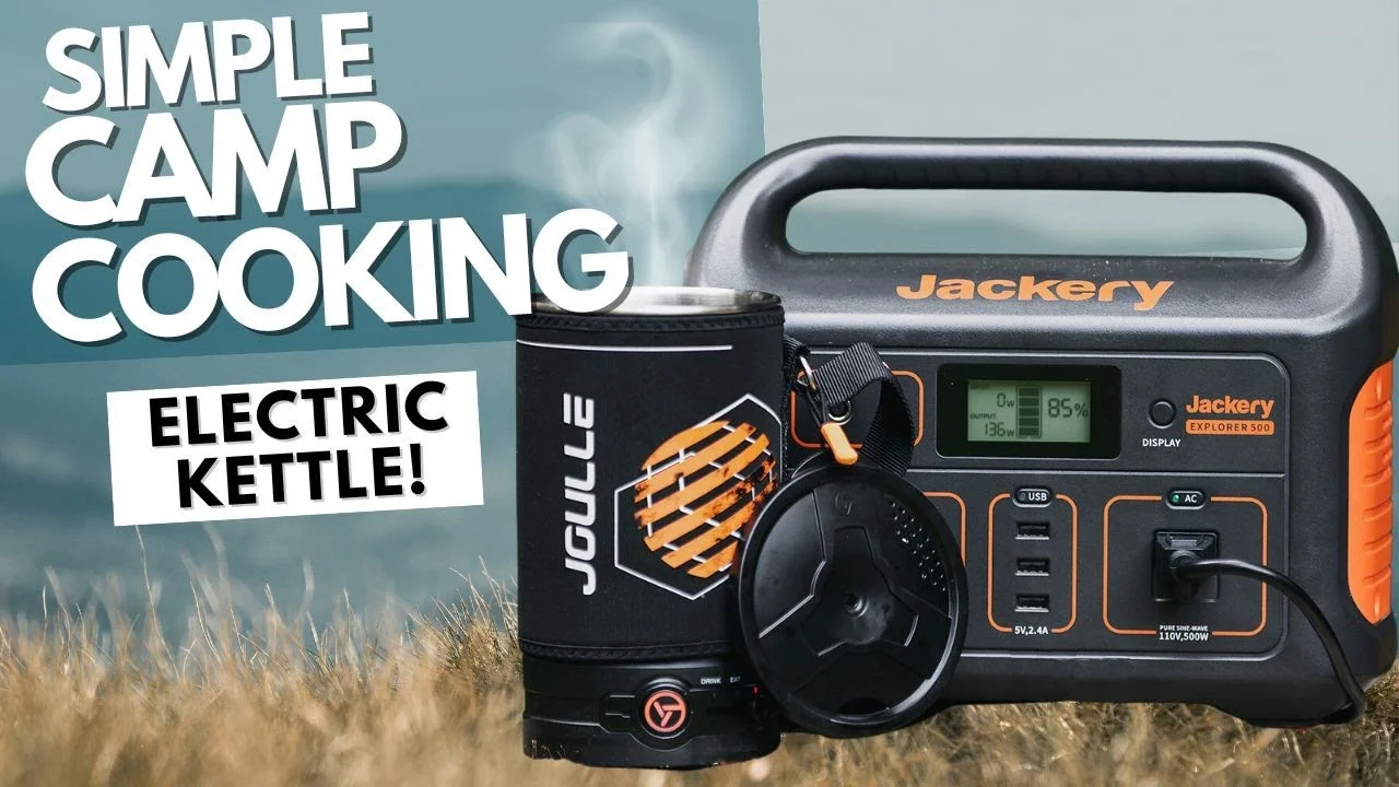 Electric Camping Kettle | Portable 500 Watt (Travel / Emergency Prepping):  JOULLE by Stoke Voltaics