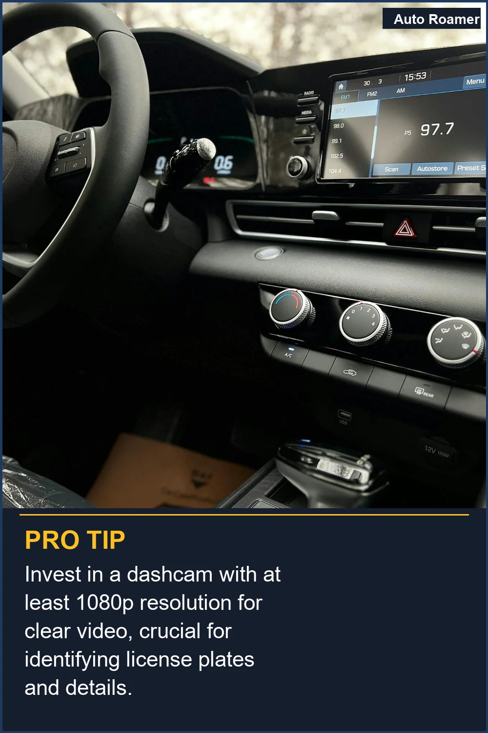 Invest in a dashcam with at least 1080p resolution for clear video, crucial for identifying license plates and details.