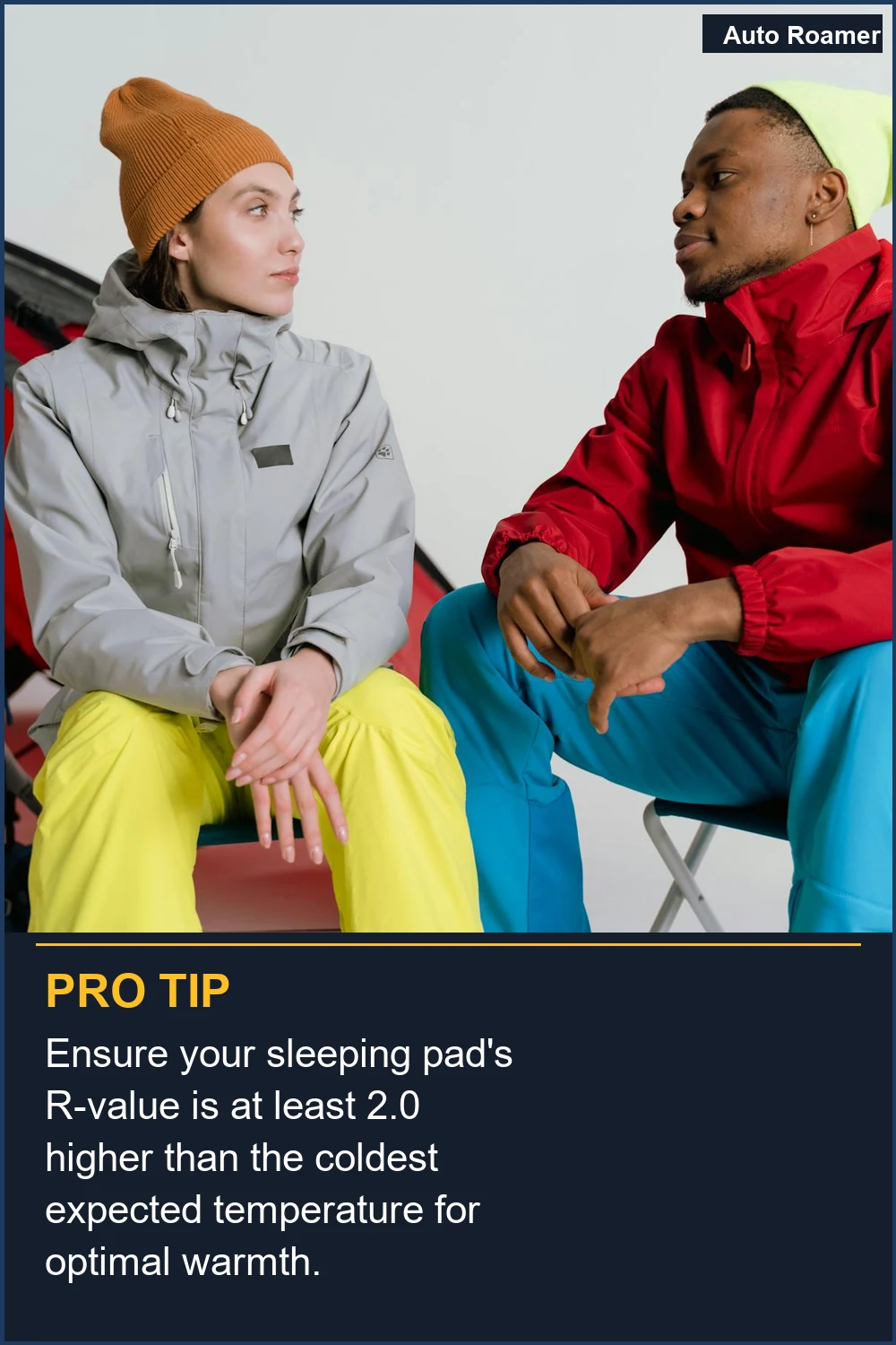 Boost your pad's R-value by layering a closed-cell foam pad under an inflatable for extra warmth on cold nights.
