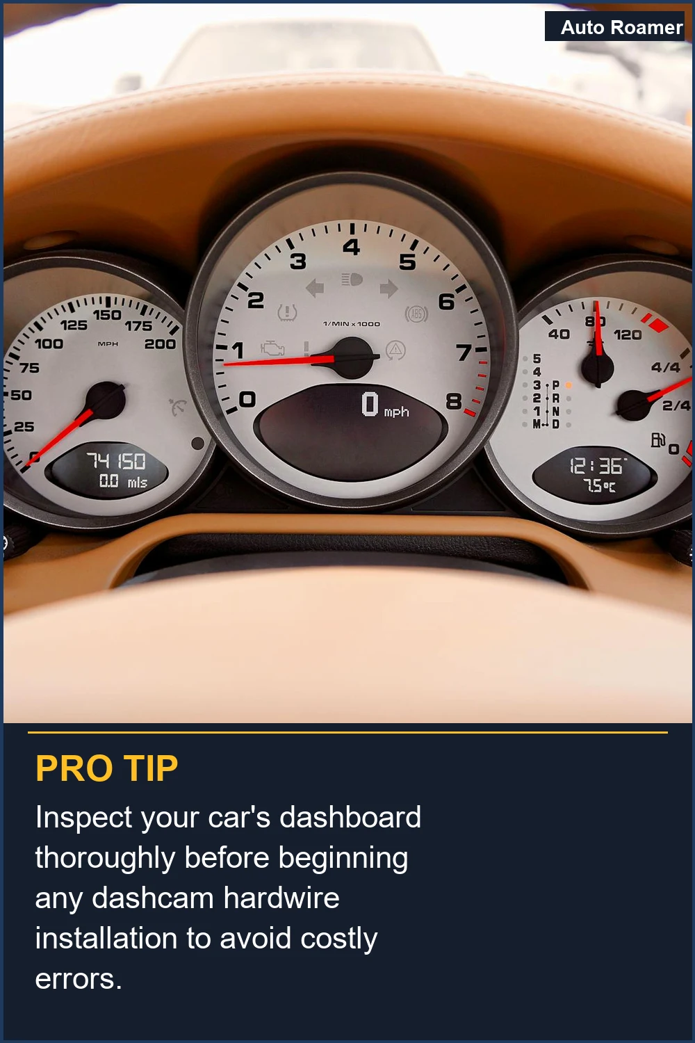 Inspect your car's dashboard thoroughly before beginning any dashcam hardwire installation to avoid costly errors.