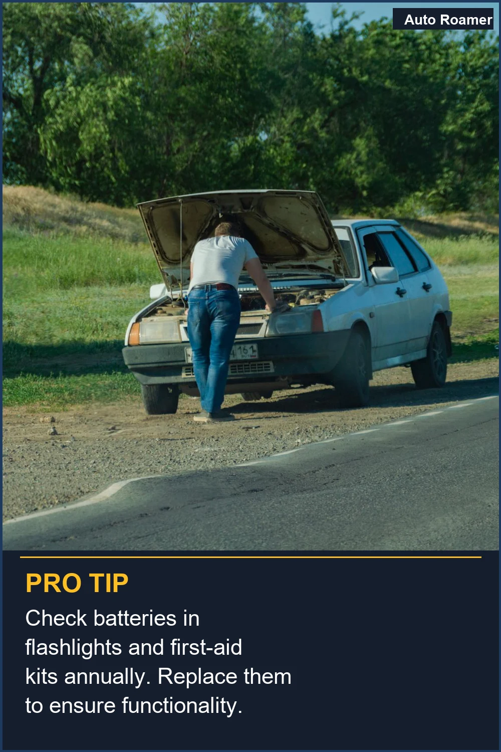 Check batteries in flashlights and first-aid kits annually. Replace them to ensure functionality.